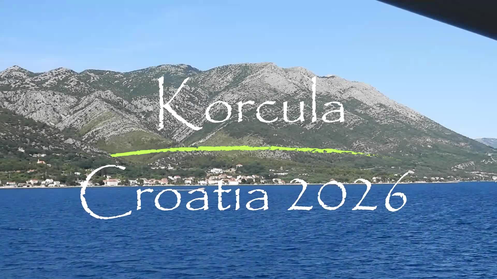 1: Korcula - Croatia - 2026