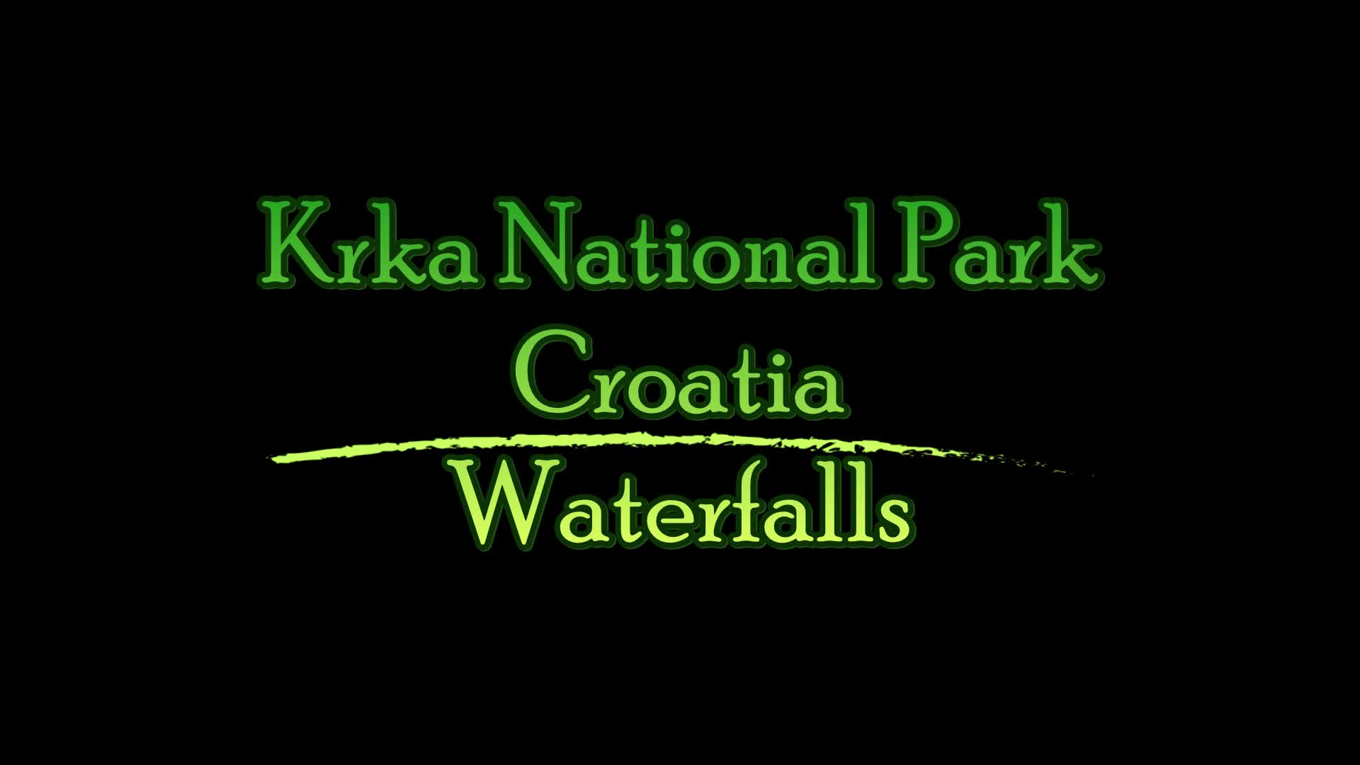 1: KrKa National Park Waterfalls_youtube